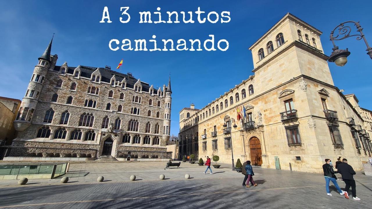 Апартаменты Www Sanmartinplaza Es En El Corazon Del Casco Historico Леон Экстерьер фото