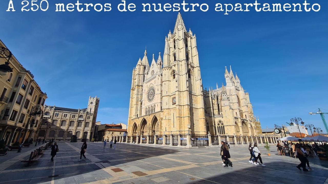 Апартаменты Www Sanmartinplaza Es En El Corazon Del Casco Historico Леон Экстерьер фото